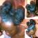 Chignon noueux papillon créer par moi
